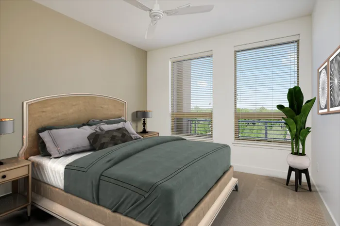 one bedroom with loft