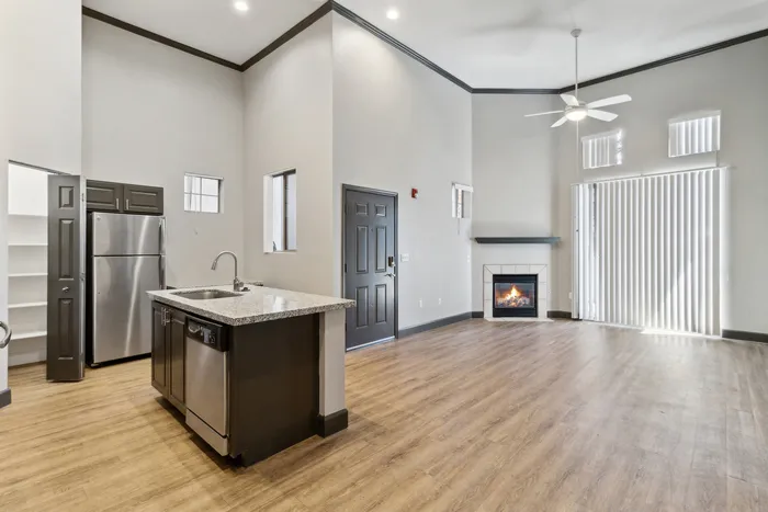 kitchen and hardwood flooring