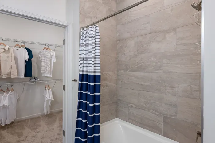 bathroom and shower