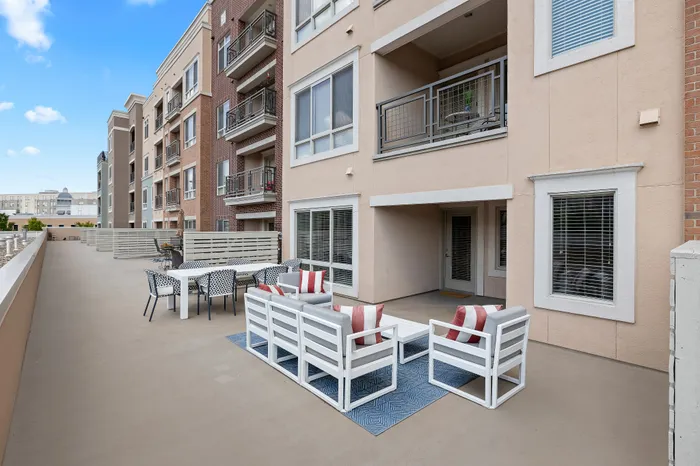 big spacious patio