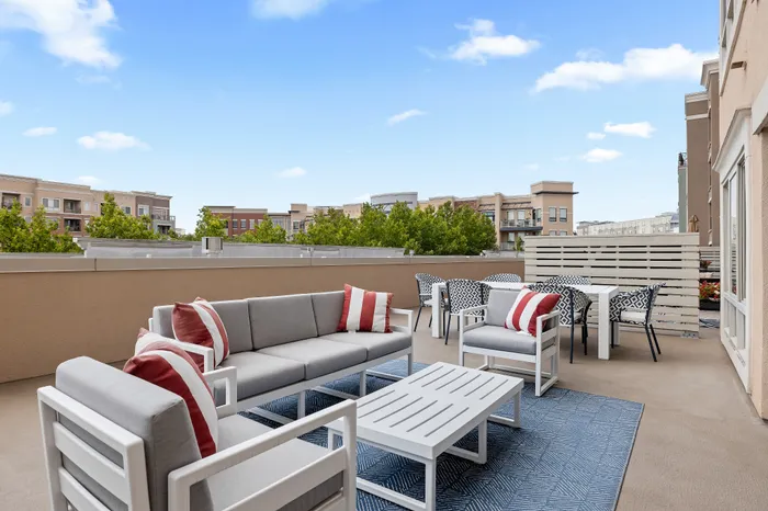 big spacious patio