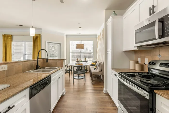 kitchen with stainless steel appliance