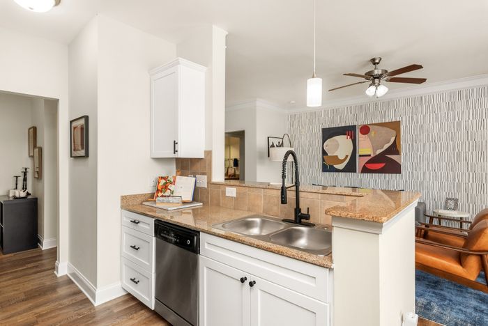 kitchen with open layout
