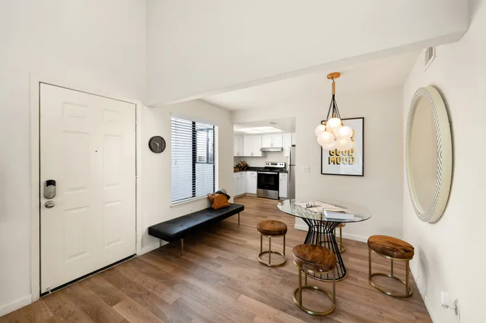 dining and front door
