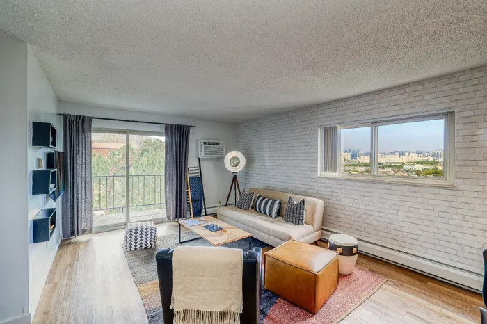 model apartment living room