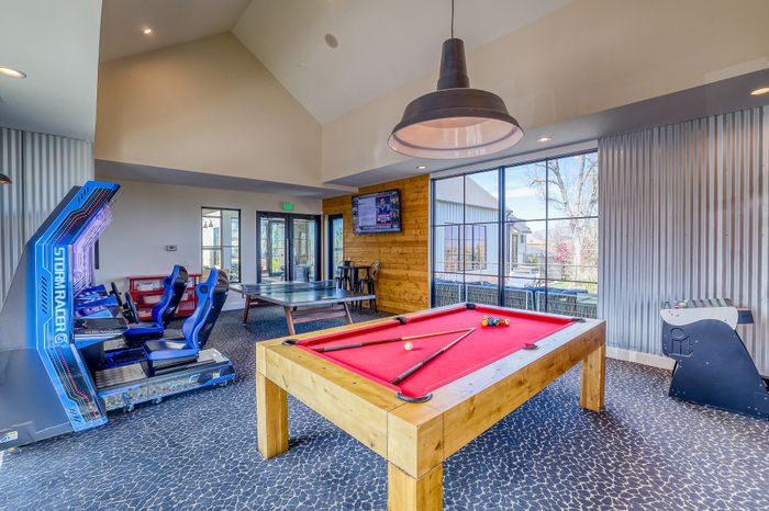 billiards in clubhouse