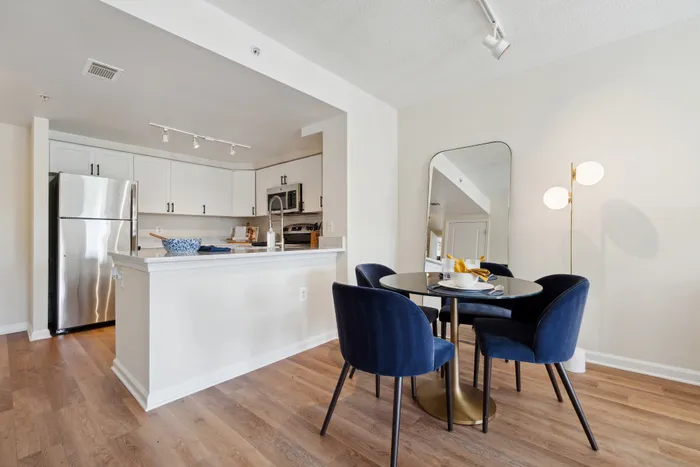 one bedroom dining area