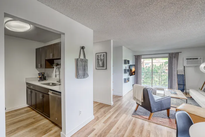 model apartment dinning area