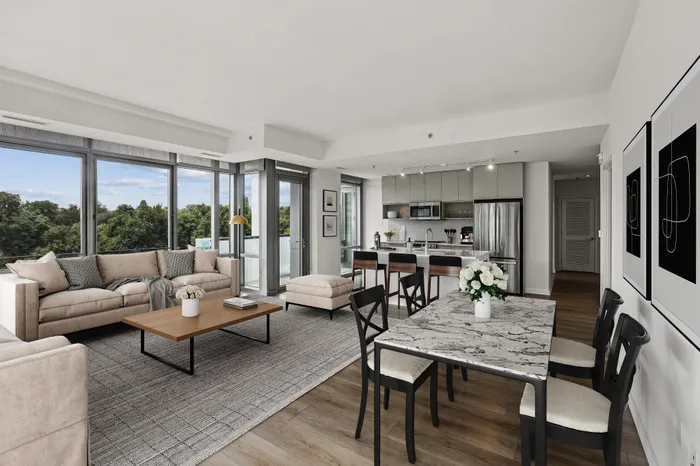 apartment model living room
