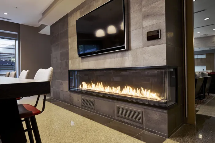 common area amenities fireplace