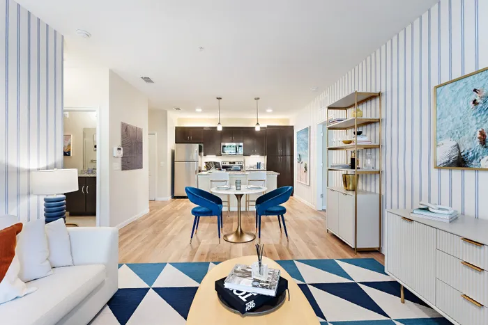 spacious living room