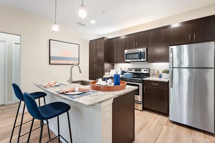 kitchen with stainless steel appliances