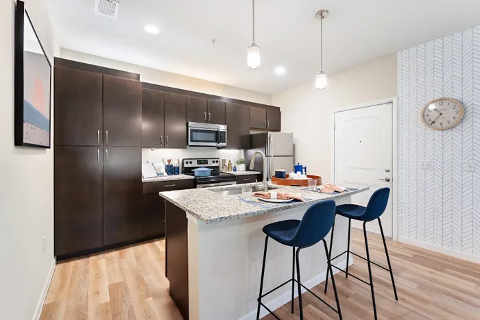 kitchen with stainless steel appliances