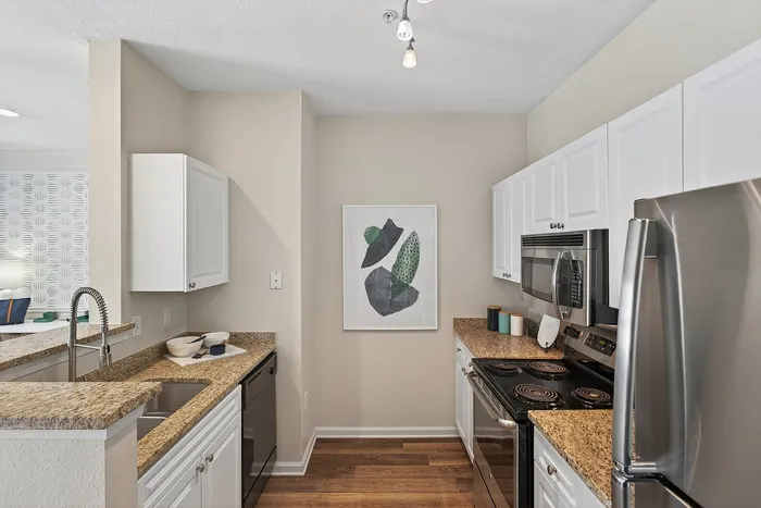 kitchen with stainless steel appliances