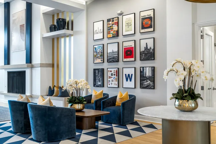 lounge area in clubhouse