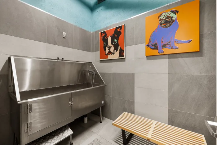 pet cleaning station for residents