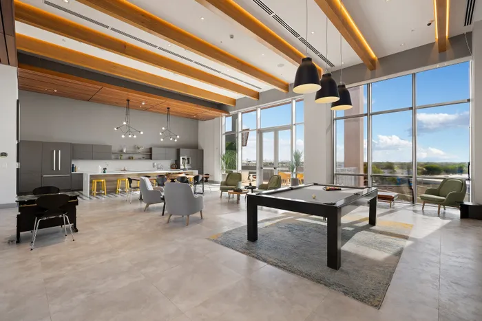 billiards at resident lounge at