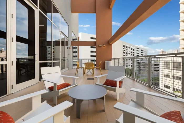 lounge with a great view at Motion at Dadeland