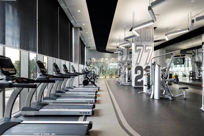 fitness center at Motion at Dadeland