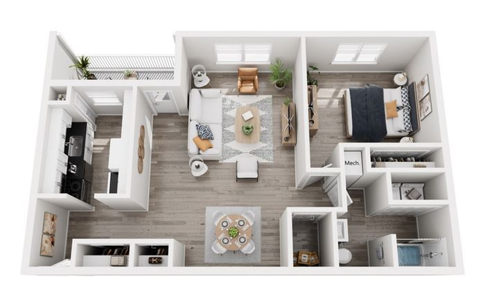 A2 - 1 Bed 1 Bath