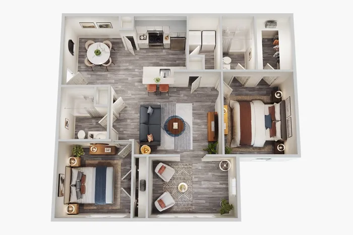 B3 - 2 Bed 2 Bath