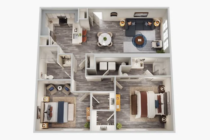 B5 - 2 Bed 2 Bath
