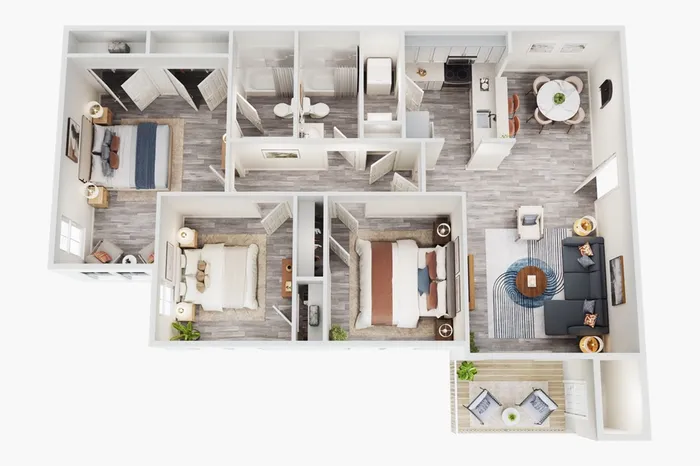 C1 - 3 Bed 2 Bath