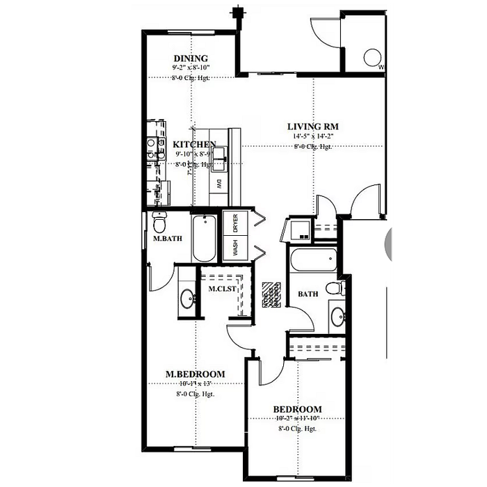 Creekside 2 Bedroom
