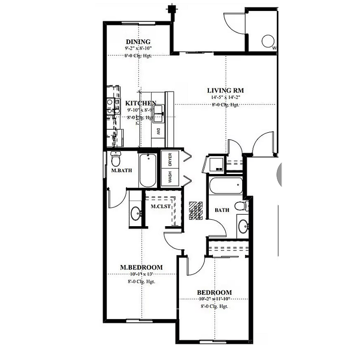 Creekside 2 Bedroom