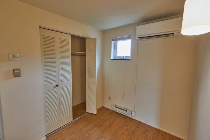 One Bedroom Master Bed Closet