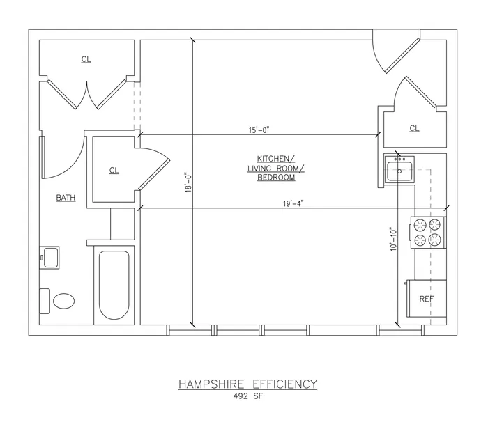 Studio Floor Plan
