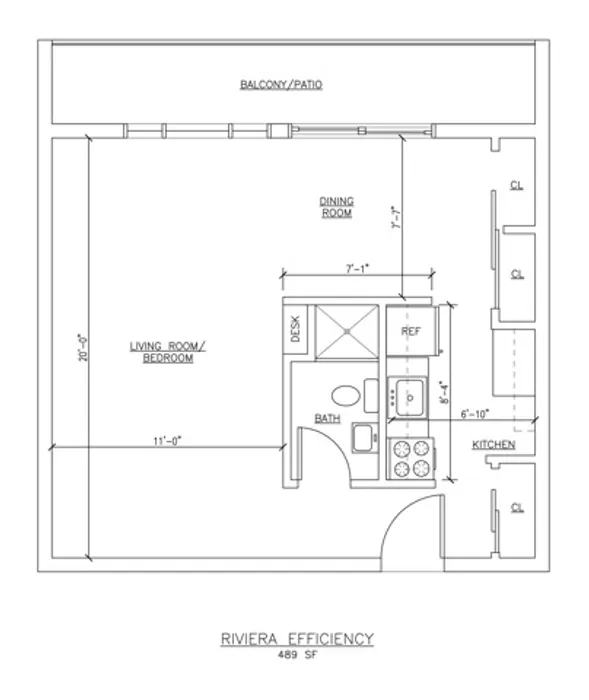 Studio Floor Plan