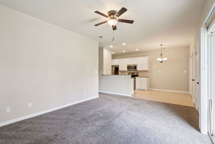 B2 - DUPLEX - 2BD, 2BA - 1054SF - Living/Dining Room