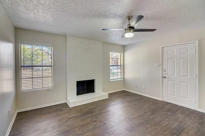 B1 apartment living room viewed from the entry