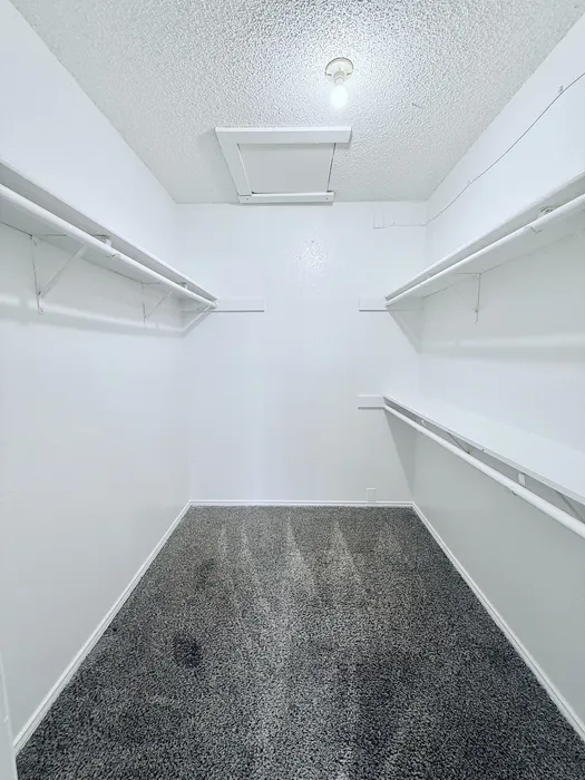 Closet inside the C1 primary bedroom