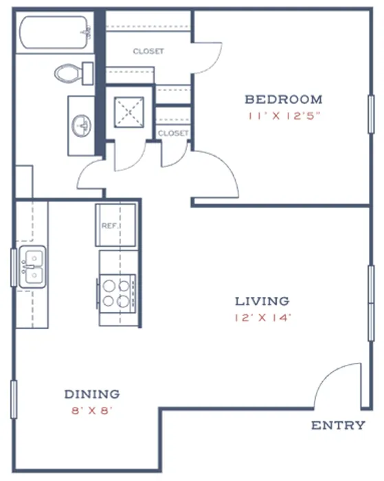 A1 - 1BD, 1BA - 706SF