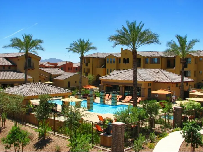 Liv Avenida | An overview shot of our Pet-friendly apartments in Chandler, AZ