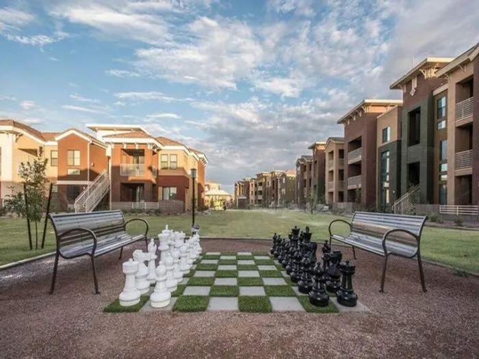 Giant outdoor chess game  | Liv Northgate Apartments in Gilbert, AZ