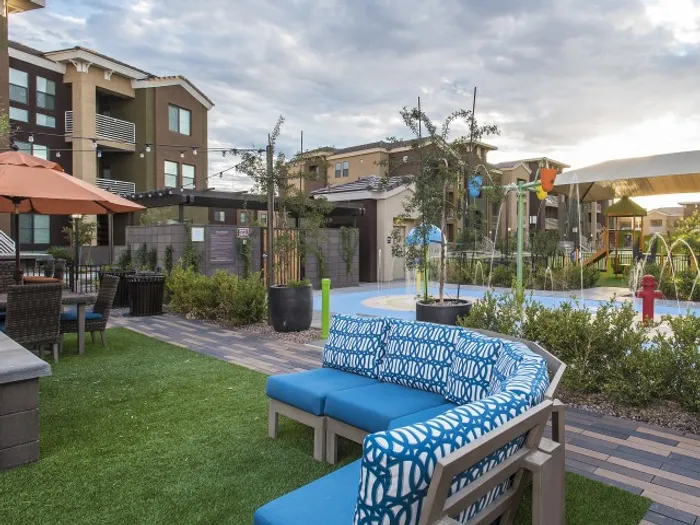 Outdoor seating  | Liv Northgate Apartments in Gilbert, AZ
