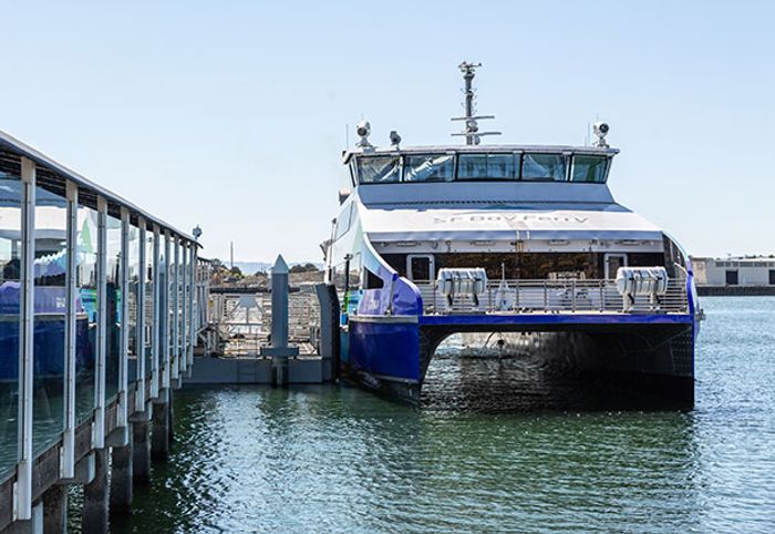 Ferry on the water
