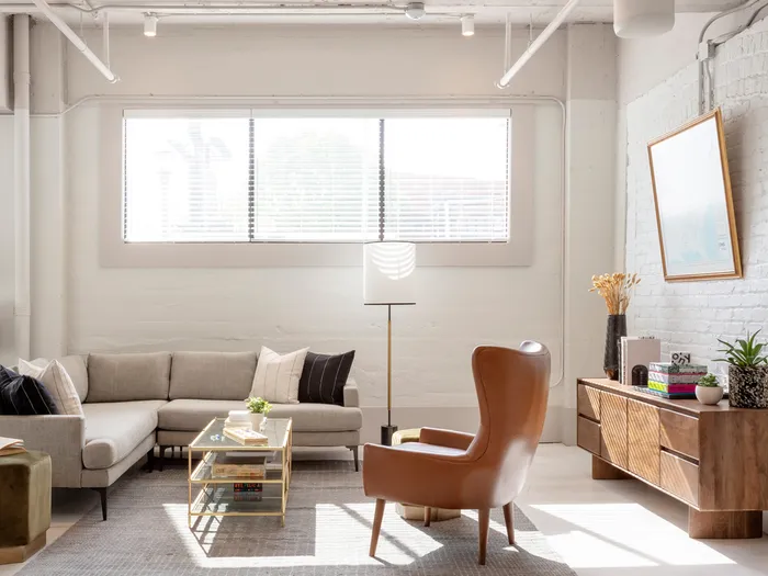 Resident Lounge seating the Lofts at Centennial Yards South Downtown Atlanta