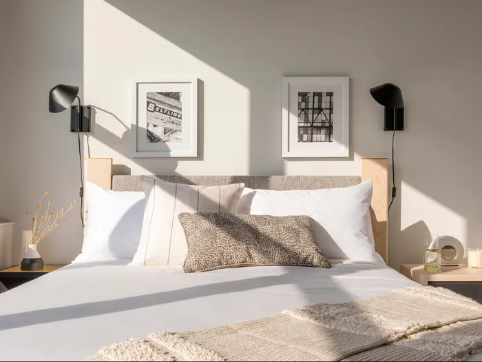 Bedroom Bed The Lofts at Centennial Yards South, Downtown Atlanta