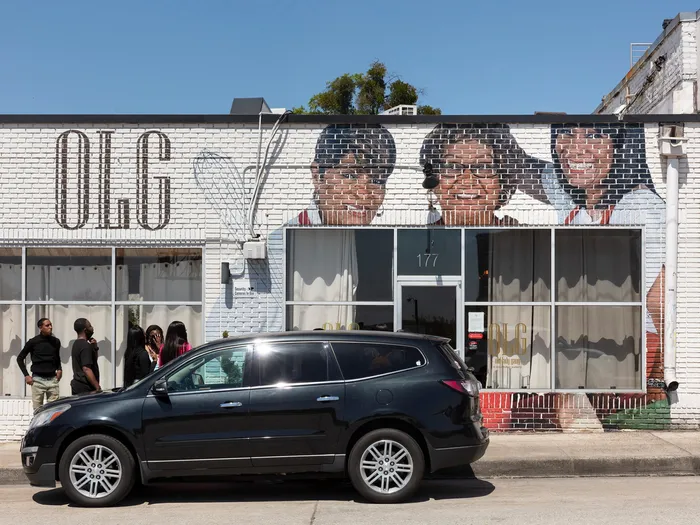 OLG Old Lady Gang Southern Eatery Restaurant Centennial Yards Neighborhood in Downtown Atlanta