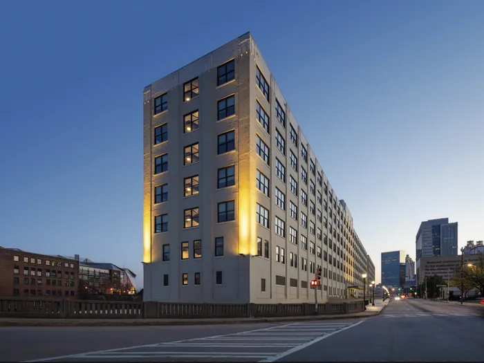 The Lofts at Centennial Yards at Dusk Downtown Atlanta
