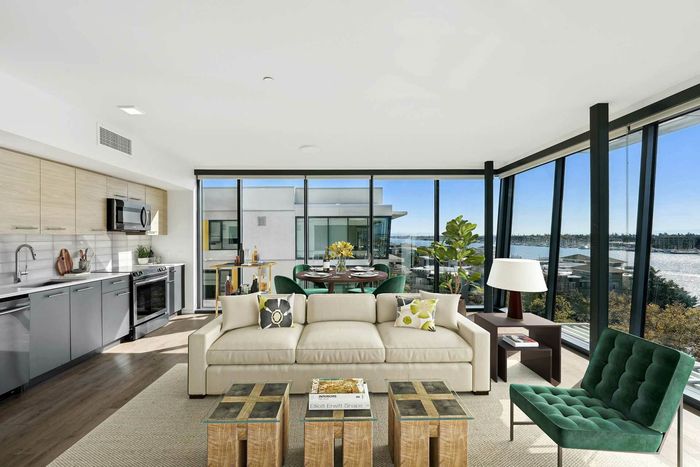 Interior Corner Apartment Living Room