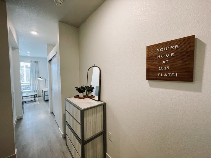 Colfax model unit entryway