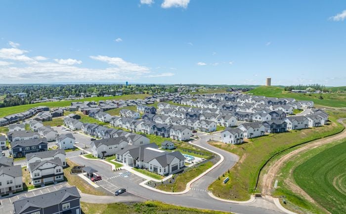 Aerial view of Aspen Heights