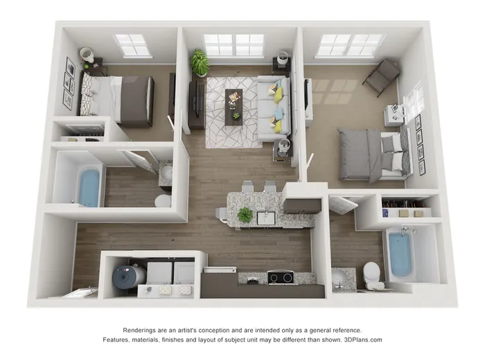 2BR/2BA