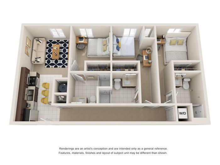 3BR/3BA - Premium