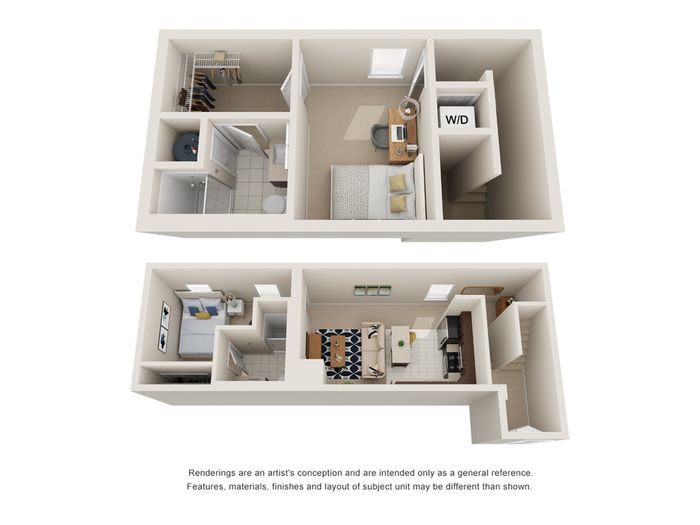 2BR/2BA Townhome